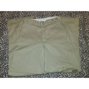 Dickies Chino Pants Men's 30x32 Flat Front Slash Pockets Regular Fit (AJ17)